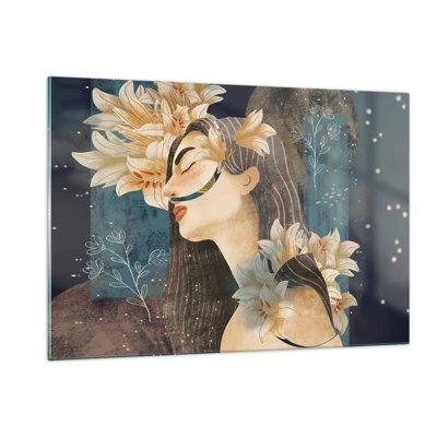 Impression sur verre - Image sur verre - Conte de fée sur la princesse lilas - 120x80 cm
