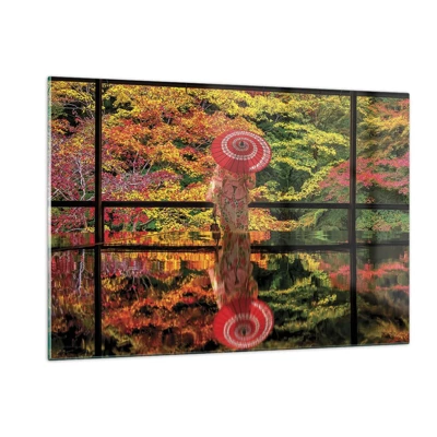 Impression sur verre - Image sur verre - Dans le temple de la nature - 120x80 cm