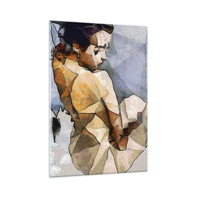 Impression sur verre - Image sur verre - Dans l'esprit du cubisme - 50x70 cm