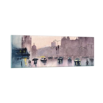 Impression sur verre - Image sur verre - Dans une brume pluvieuse - 90x30 cm