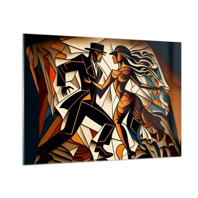 Impression sur verre - Image sur verre - Danse de passion et de volupté - 100x70 cm