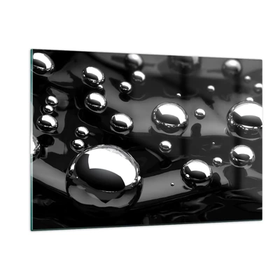 Impression sur verre - Image sur verre - D'un ton noir - 120x80 cm