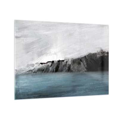 Impression sur verre - Image sur verre - Eau – terre : choc des éléments - 70x50 cm