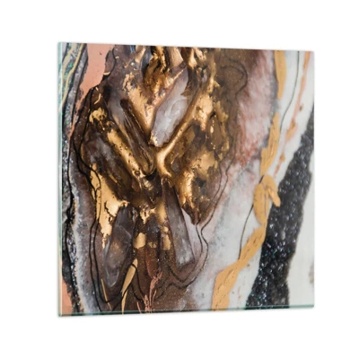 Impression sur verre - Image sur verre - Élément de la terre - 70x70 cm