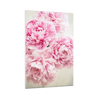 Impression sur verre - Image sur verre - En glamour rose - 80x120 cm