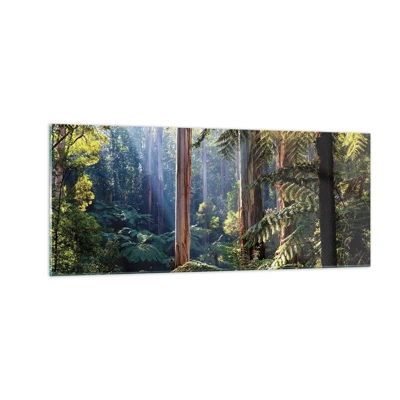 Impression sur verre - Image sur verre - Fable de la forêt - 100x40 cm