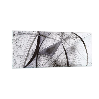 Impression sur verre - Image sur verre - Fantaisie futuriste - 100x40 cm