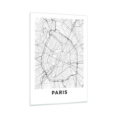 Impression sur verre - Image sur verre - Fleur de Paris - 80x120 cm