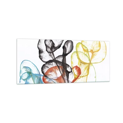 Impression sur verre - Image sur verre - Fleurs avec une âme - 120x50 cm