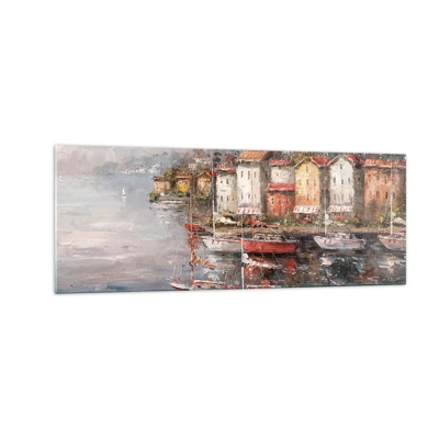 Impression sur verre - Image sur verre - Havre romantique - 140x50 cm