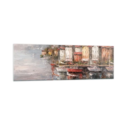 Impression sur verre - Image sur verre - Havre romantique - 160x50 cm