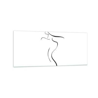 Impression sur verre - Image sur verre - Insaisissable comme une vague - 120x50 cm