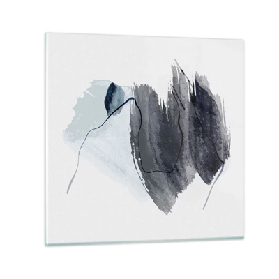 Impression sur verre - Image sur verre - Intensité et mouvement - 60x60 cm