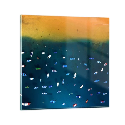 Impression sur verre - Image sur verre - Jeu de vacances - 30x30 cm