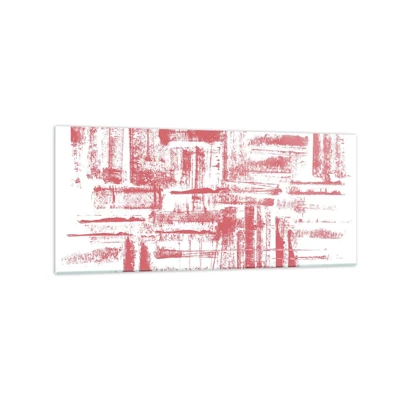 Impression sur verre - Image sur verre - La ville rouge - 120x50 cm
