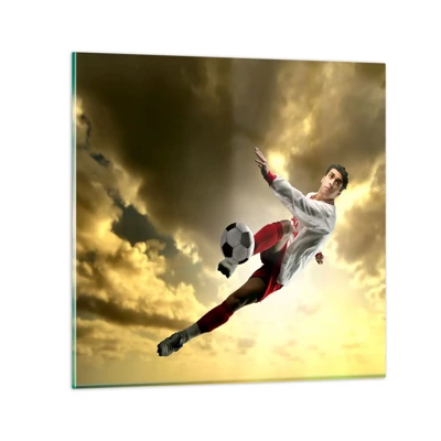 Impression sur verre - Image sur verre - Le paradis du football - 30x30 cm