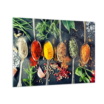 Impression sur verre - Image sur verre - Magie culinaire - 70x50 cm