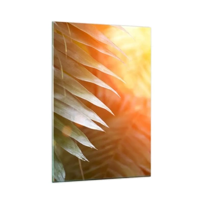 Impression sur verre - Image sur verre - Matinée dans la jungle - 80x120 cm