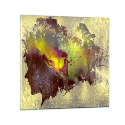 Impression sur verre - Image sur verre - Mère Nature - 30x30 cm