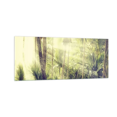 Impression sur verre - Image sur verre - Nature enflammée - 100x40 cm