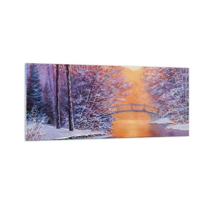 Impression sur verre - Image sur verre - On se rencontre ici - 100x40 cm