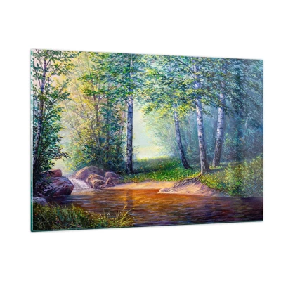 Impression sur verre - Image sur verre - Paysage idyllique - 120x80 cm