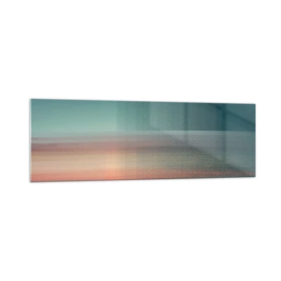 Impression sur verre - Image sur verre - Résumé : vagues de lumière - 160x50 cm