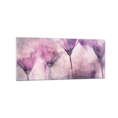 Impression sur verre - Image sur verre - Rêve de fleurs - 120x50 cm