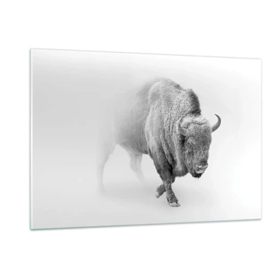Impression sur verre - Image sur verre - Roi de la prairie - 120x80 cm