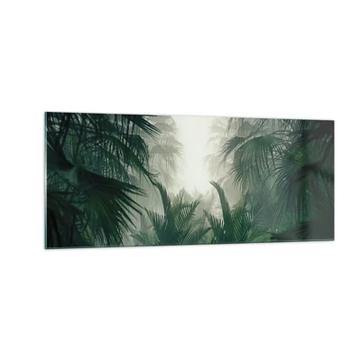 Impression sur verre - Image sur verre - Secret tropical - 100x40 cm