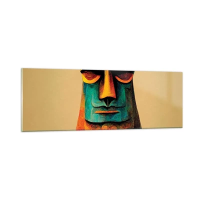 Impression sur verre - Image sur verre - Statuesque et sympathique - 90x30 cm