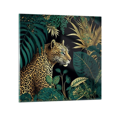 Impression sur verre - Image sur verre - Un hôte dans la jungle - 50x50 cm
