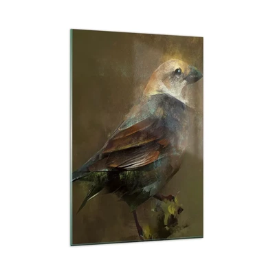 Impression sur verre - Image sur verre - Un moineau, un petit oiseau - 80x120 cm