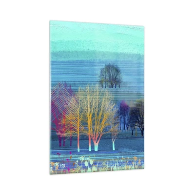 Impression sur verre - Image sur verre - Un paysage soigné - 80x120 cm