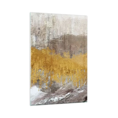 Impression sur verre - Image sur verre - Une explosion d'or - 80x120 cm