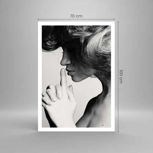 Affiche - Poster - A l'écoute d'elle-même - 70x100 cm