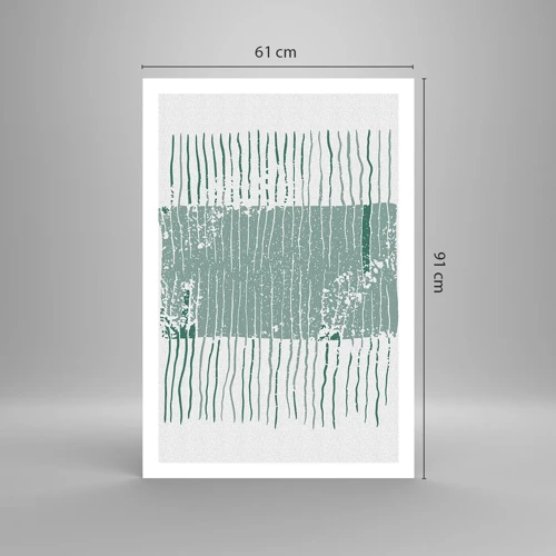 Affiche - Poster - Abstraction de la mer - 61x91 cm
