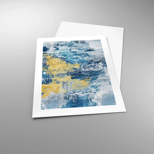 Affiche - Poster - Abstraction du temps - 40x50 cm