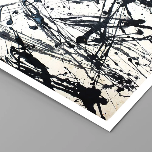 Affiche - Poster - Abstraction expressionniste - 40x50 cm