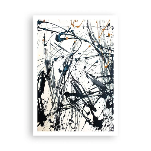 Affiche - Poster - Abstraction expressionniste - 70x100 cm