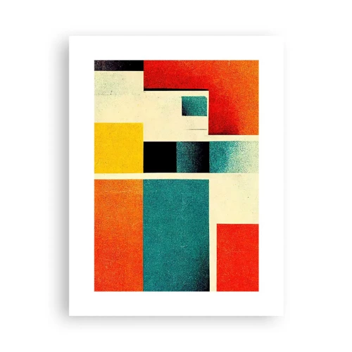 Affiche - Poster - Abstraction géométrique – bonne énergie - 30x40 cm