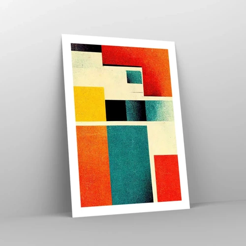 Affiche - Poster - Abstraction géométrique – bonne énergie - 50x70 cm