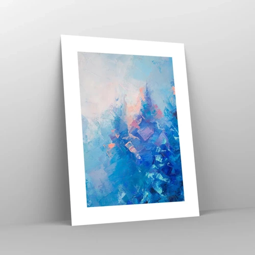 Affiche - Poster - Abstraction hivernale - 30x40 cm