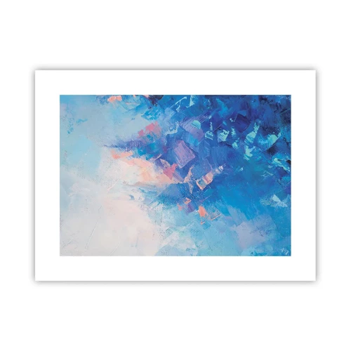Affiche - Poster - Abstraction hivernale - 40x30 cm