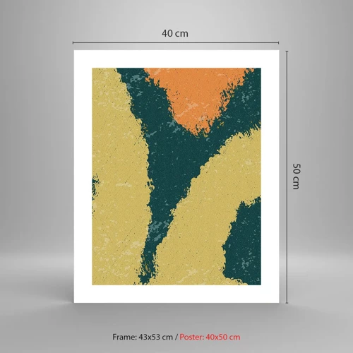 Affiche - Poster - Abstraction – mouvement lent - 40x50 cm