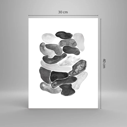 Affiche - Poster - Abstraction rocheuse - 30x40 cm