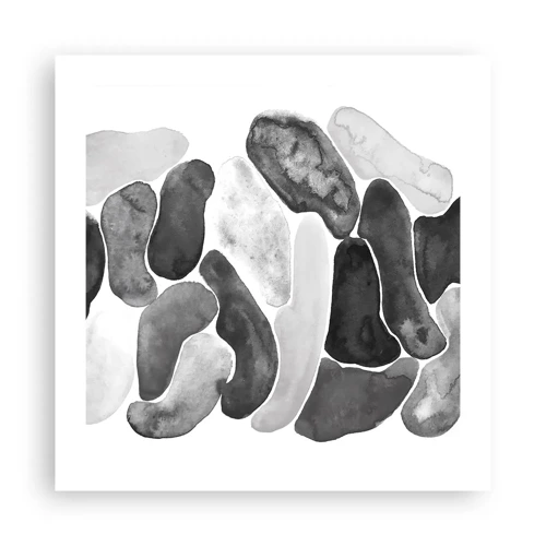 Affiche - Poster - Abstraction rocheuse - 50x50 cm