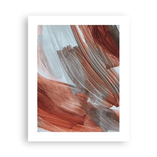 Affiche - Poster - Abstraction venteuse et automnale - 40x50 cm