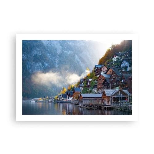 Affiche - Poster - Ambiance alpine - 70x50 cm
