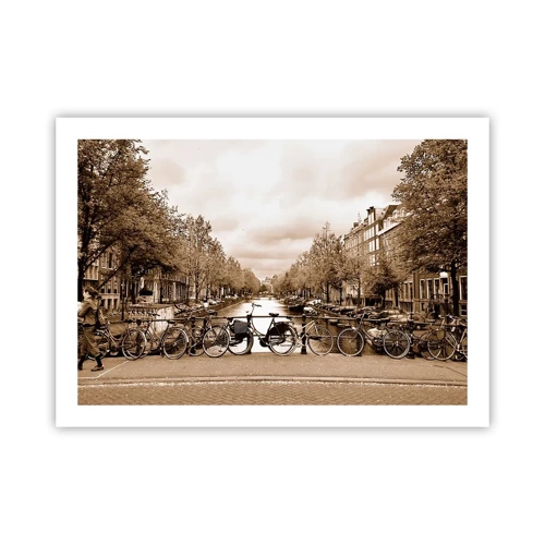 Affiche - Poster - Ambiance hollandaise - 70x50 cm